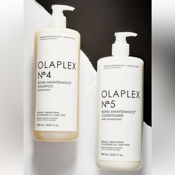 NWT - OLAPLEX No. 4 Shampoo & No. 5 Conditioner Value Sizes 33.81 fl. oz. - Picture 4 of 14